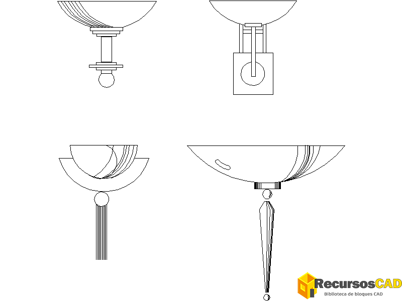 Apliques de vidrio esmerilado