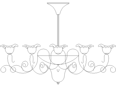 Araña con campanas de cristal