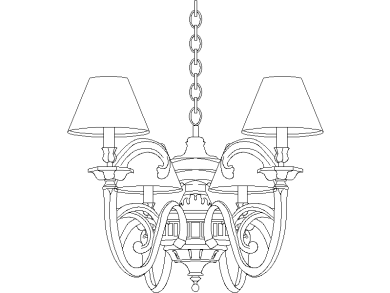 Araña cónica de latón