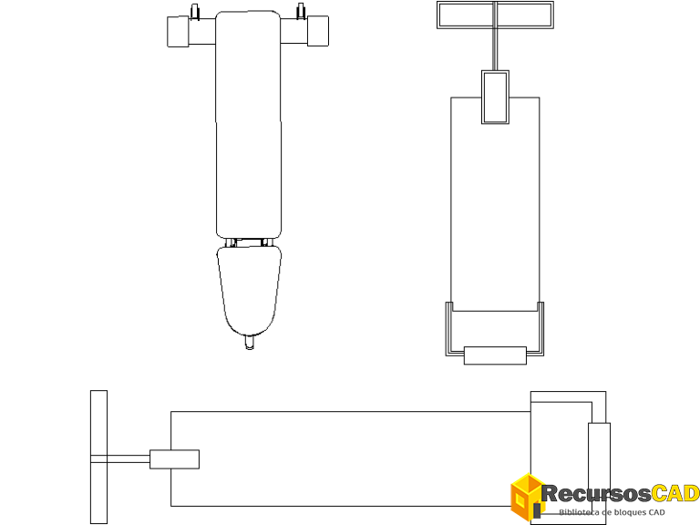 Bloques para AutoCAD: Completo Mobiliario de Gimnasio en Formato DWG ...