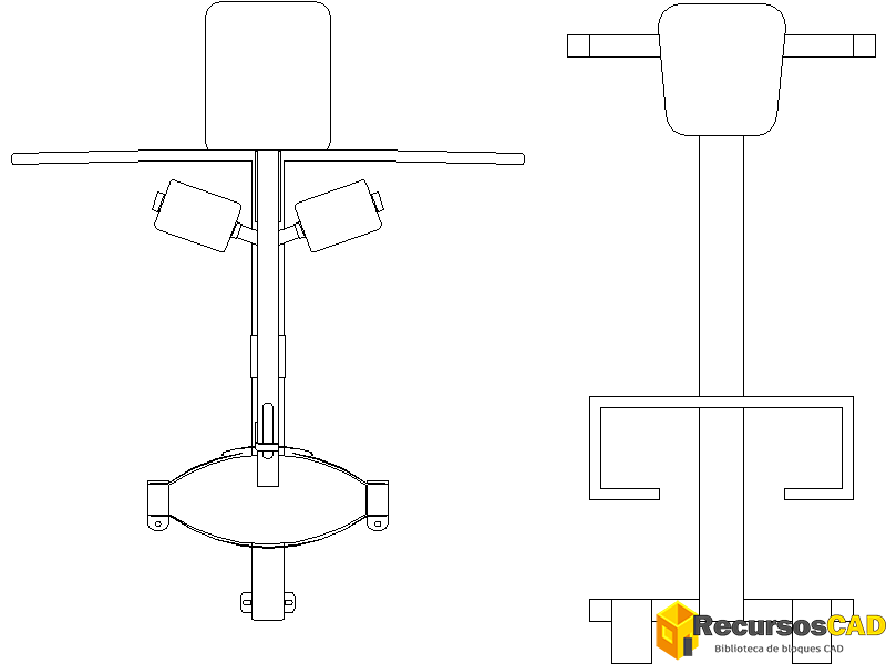 Bicicletas estáticas estilizadas
