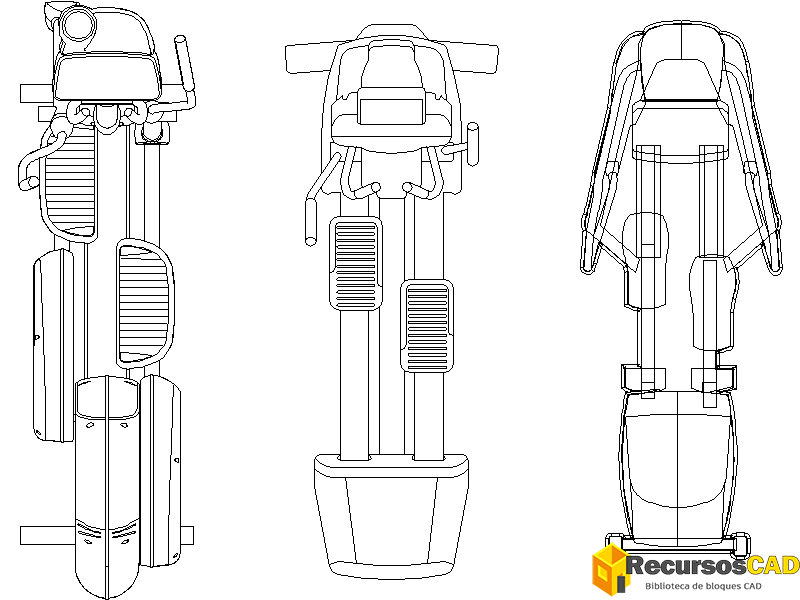 Bicicletas estáticas totalmente equipadas
