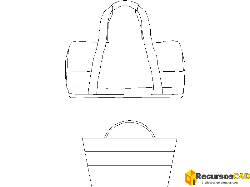 Bolsa de deporte y bolsa