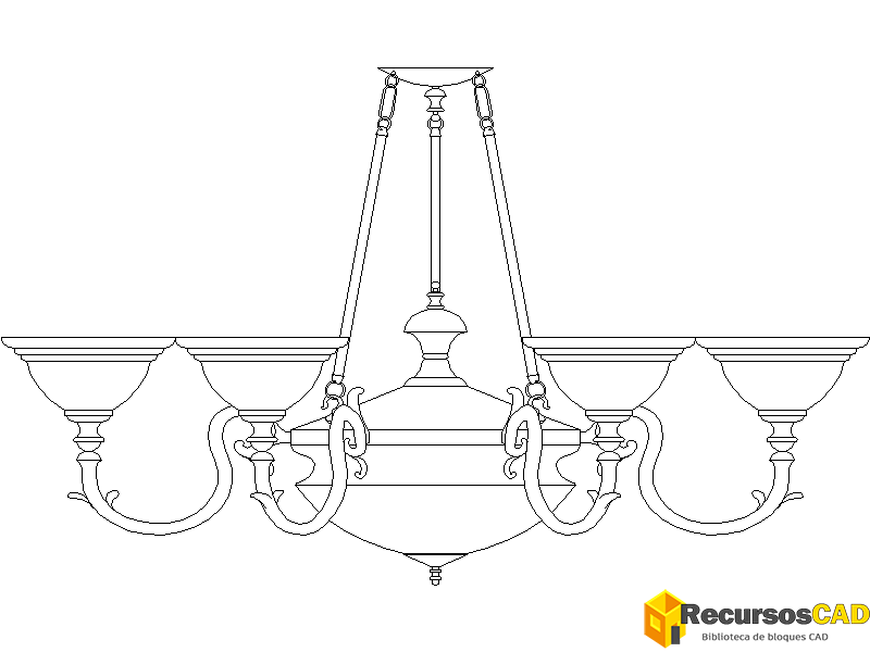Candelabro de porcelana