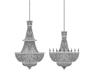 Candelabros de varios niveles