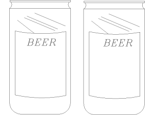 Bloques DWG de Latas de Cerveza para AutoCAD (1)