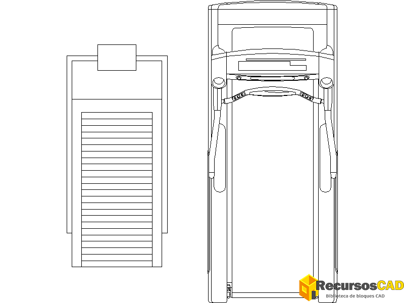 Cinta de correr multiequipada