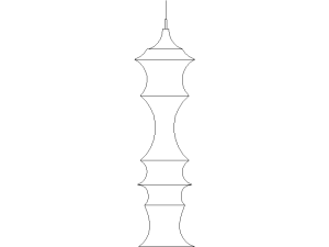 Colgante torre con pantalla de papel para AutoCAD gratis