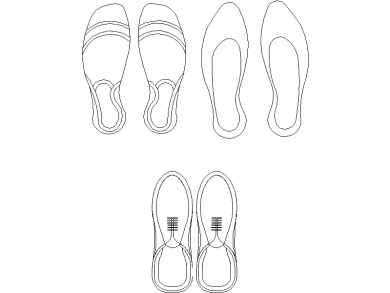 Diferentes pares de zapatos