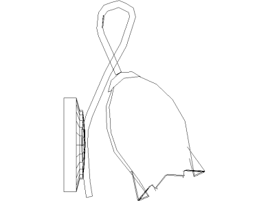 Foco en forma de flor
