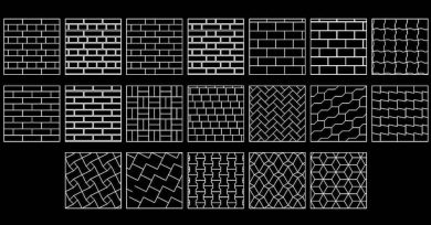 Descarga Gratis Hatch de Ladrillos y Adoquines para AutoCAD – Patrón en Formato .PAT