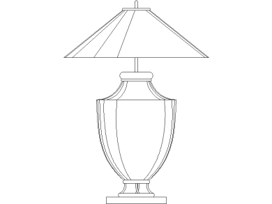 Lámpara de casa elegante