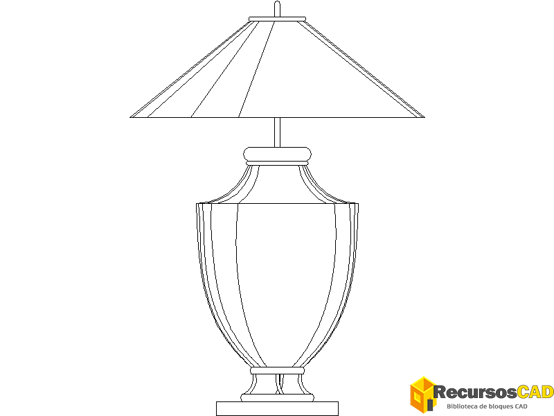 Lámpara de casa elegante