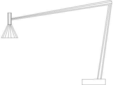 Lámpara de escritorio con brazo articulado