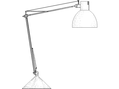 Lámpara de escritorio metálica