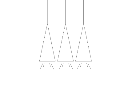 Lámparas colgantes de cono