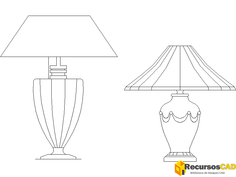 Lámparas con cuerpo de porcelana