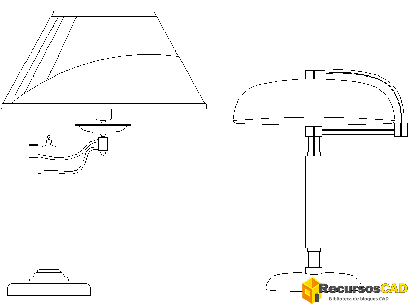 Lámparas de banqueros clásicas e industriales