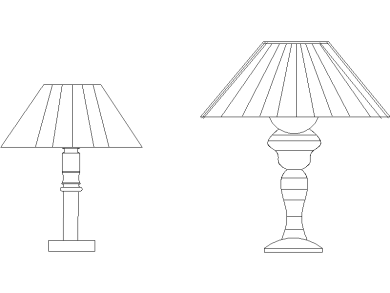 Lámparas de mesa de la misión