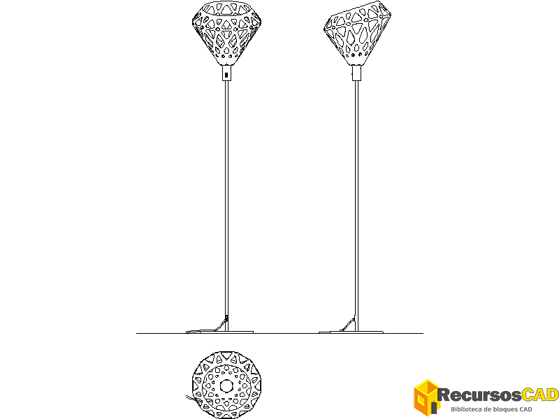 Lámparas independientes Zaha (cónicas)