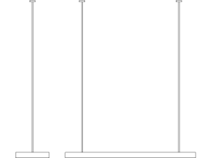 Línea colgante LED DWG Gratis