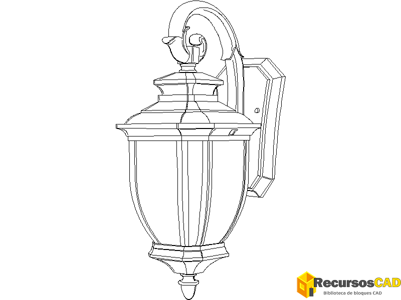 Linterna victoriana de latón