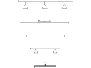 Luces de riel y lineales