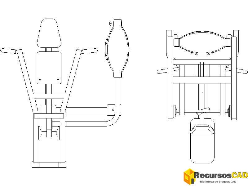 Máquinas desplegables con asiento