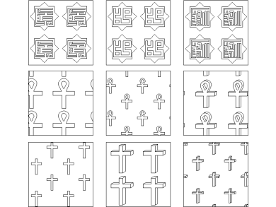 Patrones de temática religiosa