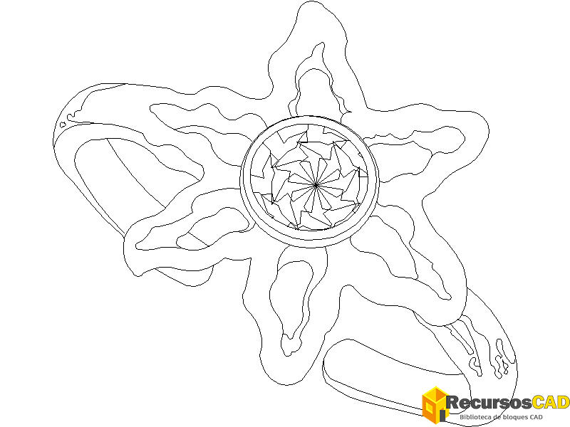 Pulsera en forma de estrella