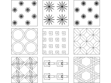 Texturas con formas geométricas