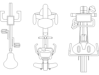 Varios modelos de bicicletas de spinning