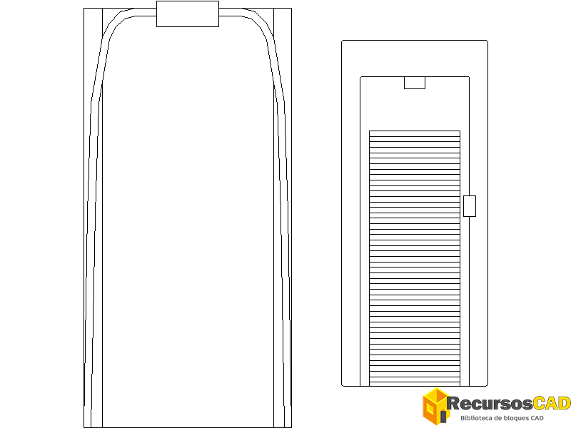 Vista superior de 2 modelos de cintas de correr