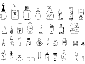 Bloques DWG de Botellas para Líquidos