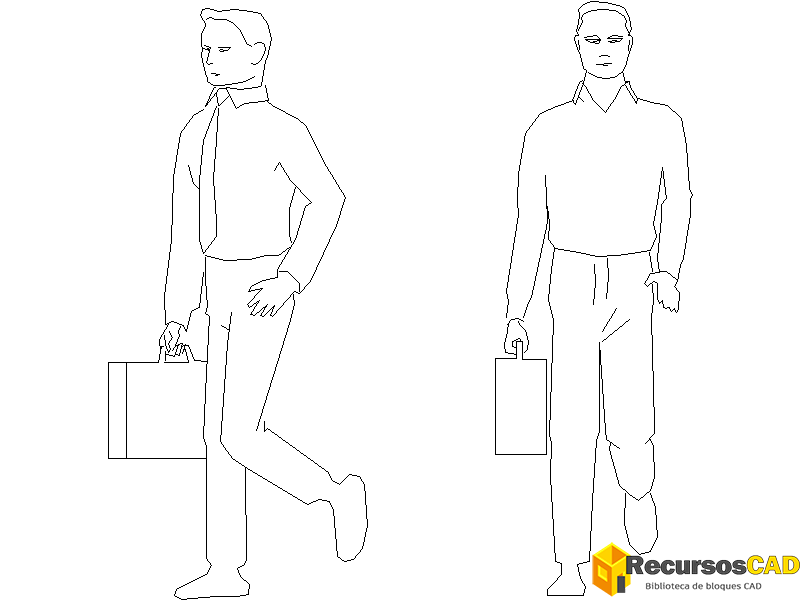 2 hombres yendo al trabajo