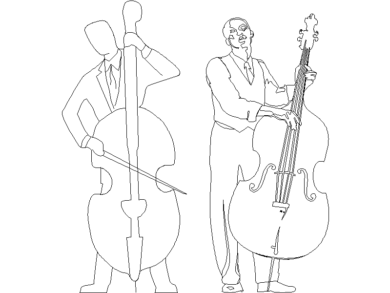 Artistas que tocan el contrabajo