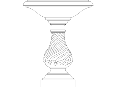 Bebedero para pájaros con pedestal