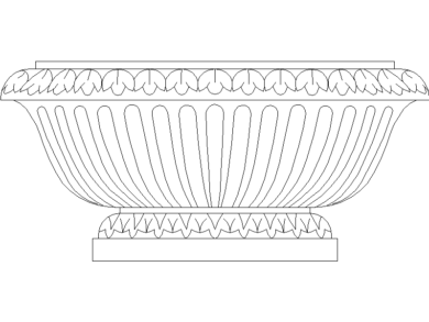 Jardinera de tazones