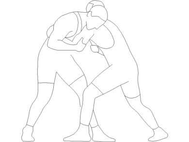 Bloques DWG de Lucha Libre para AutoCAD 2D Gratis: