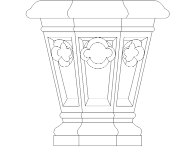 Macetero del siglo XIX