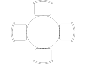 Mesa de comedor para patio