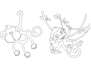 Descargar Monos Infantiles AutoCAD DWG Gratis – Dibujos 2D