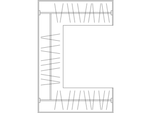 Bloques AutoCAD DWG Armario Vestidor