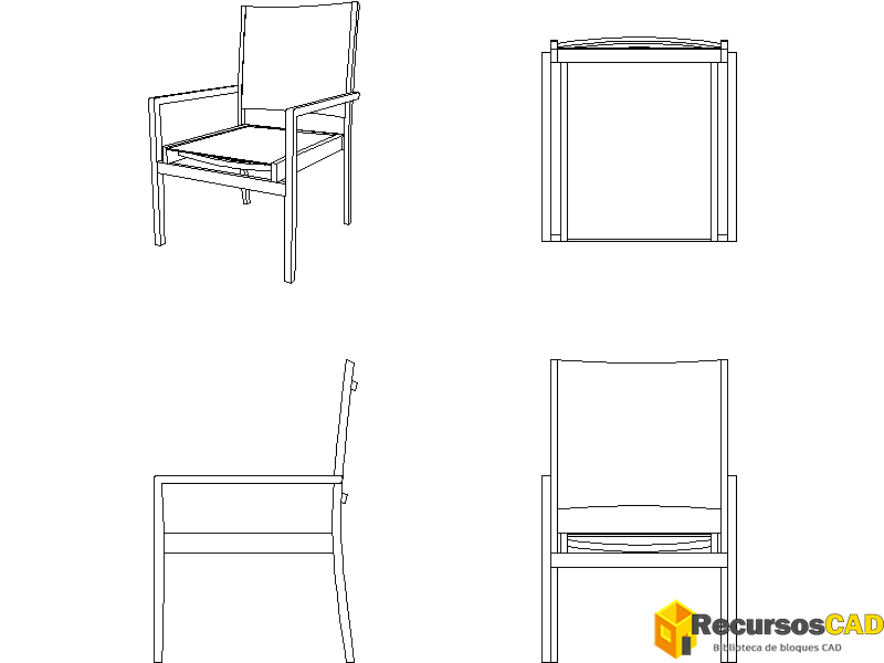 Sillón de jardín pequeño