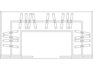 Bloques AutoCAD DWG de Armarios Vestidores