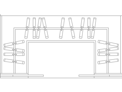 Bloques AutoCAD DWG de Armarios Vestidores