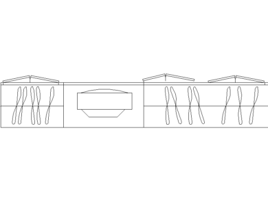 Bloques AutoCAD DWG Vista Superior de Armario