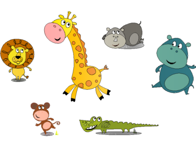 animales animados