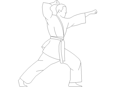 judo (2) bloques DWG para AutoCAD 2D gratis.