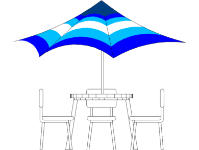 mesa de exterior para terrazas